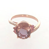 Sterling Silver Semi Mount Ring Setting Oval OV 8x6mm Pear PE 5x3mm Syzjewelry